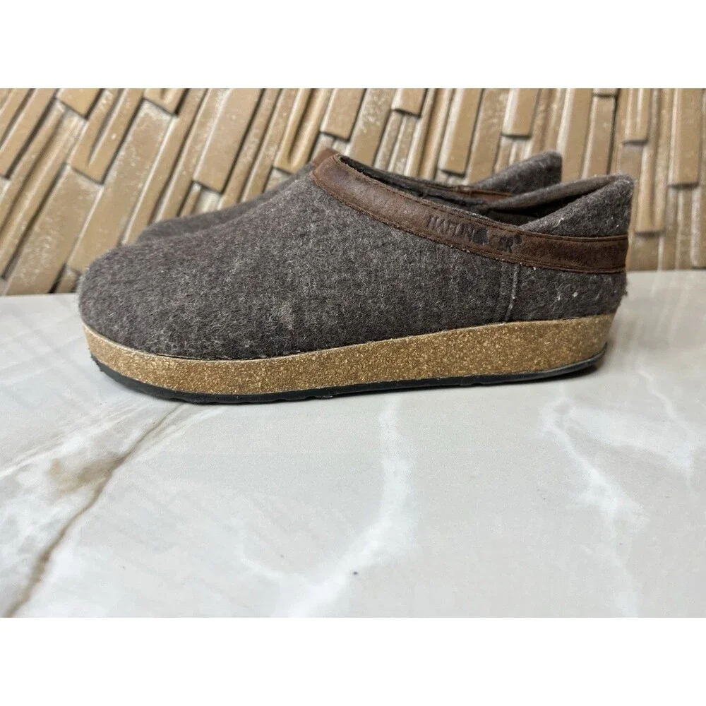 Haflinger Grizzly Buffalo Clogs Mules Slippers Wool Slip On Shoes 37 Us 8 Women